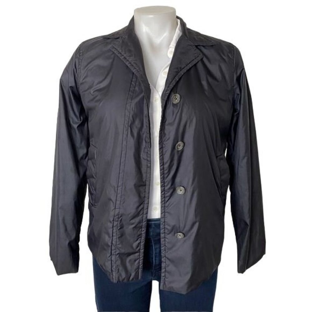 Banana Republic Blue Light Down Button Down Jacket Size XS